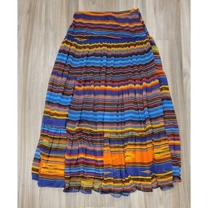 Tunique Multicolored Maxi Skirt size medium